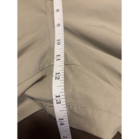 Duluth Cargo Snap Tab Capri Nylon Spandex Pants 22W X 31 Tan - Picture 6 of 8
